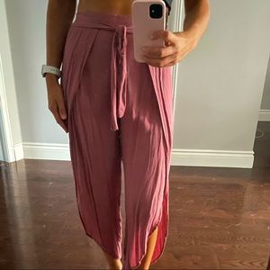 M boutique tulip pant rose size small